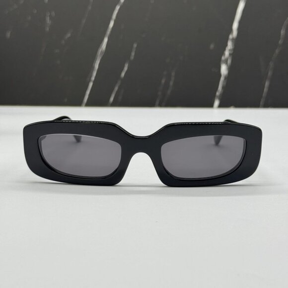 NEW OFF-WHITE OERI13C RENTON 1007 SUNGLASSES WOMEN OVAL BLACK EYEWEAR - Picture 4 of 11